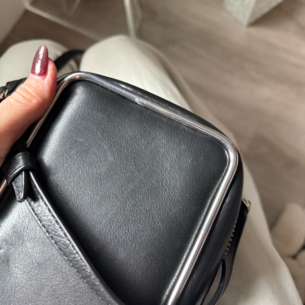 Alexander Wang Black Leather Rectangular Halo Cro… - image 12